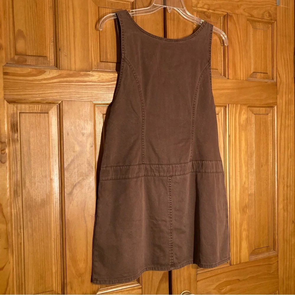 NWOT Vintage Sherry Taylor Denim Jumper Dress Size L - Picture 6 of 15